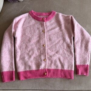 Pink Cardigan with Button Details